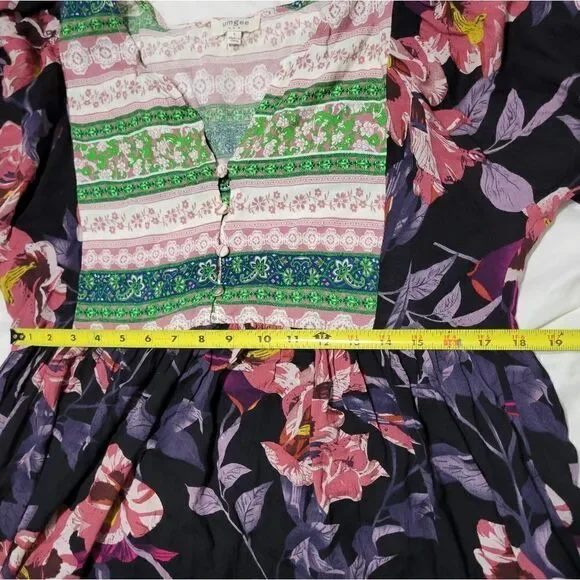 Umgee boho dress with balloon sleeve - Picture 6 of 10